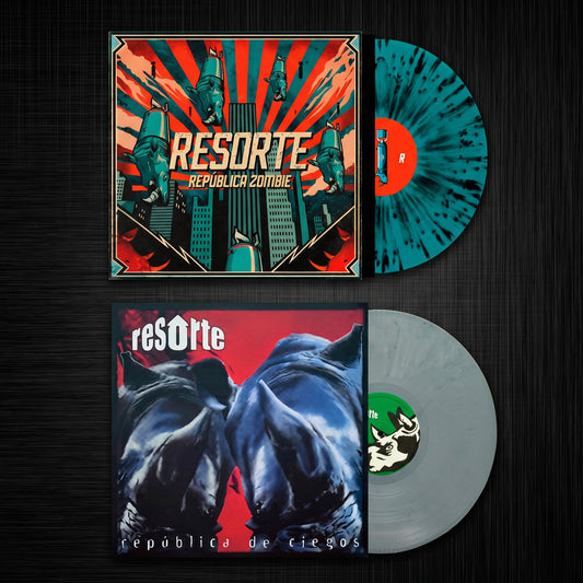 2 Pack Disco de Vinil República de Ciegos + República Zombie